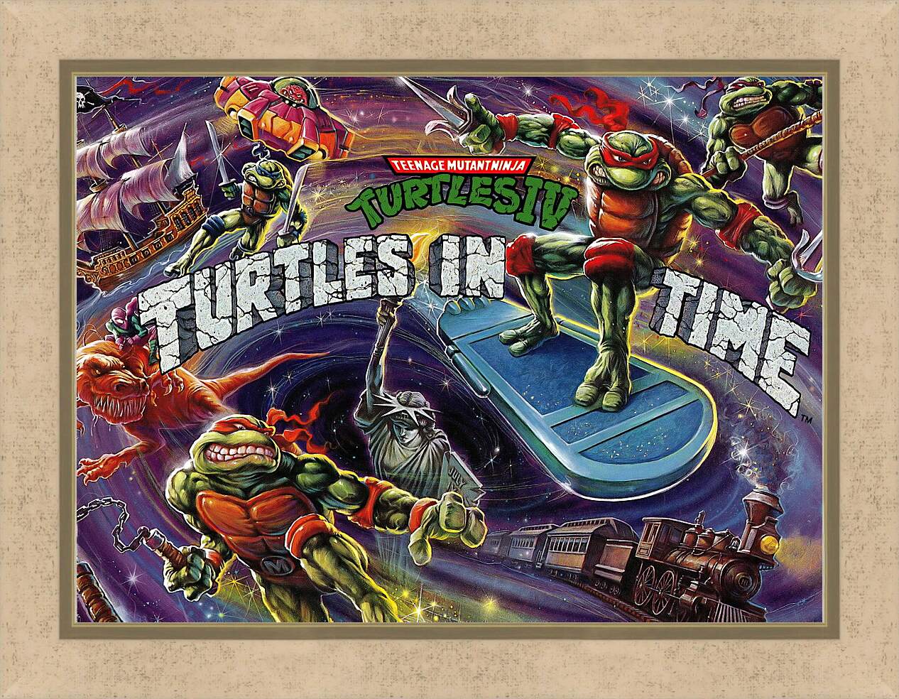 Картина в раме - Teenage Mutant Ninja Turtles Iv: Turtles In Time
