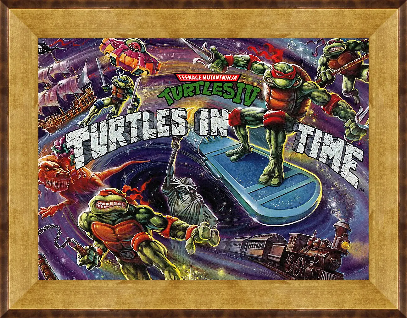 Картина в раме - Teenage Mutant Ninja Turtles Iv: Turtles In Time
