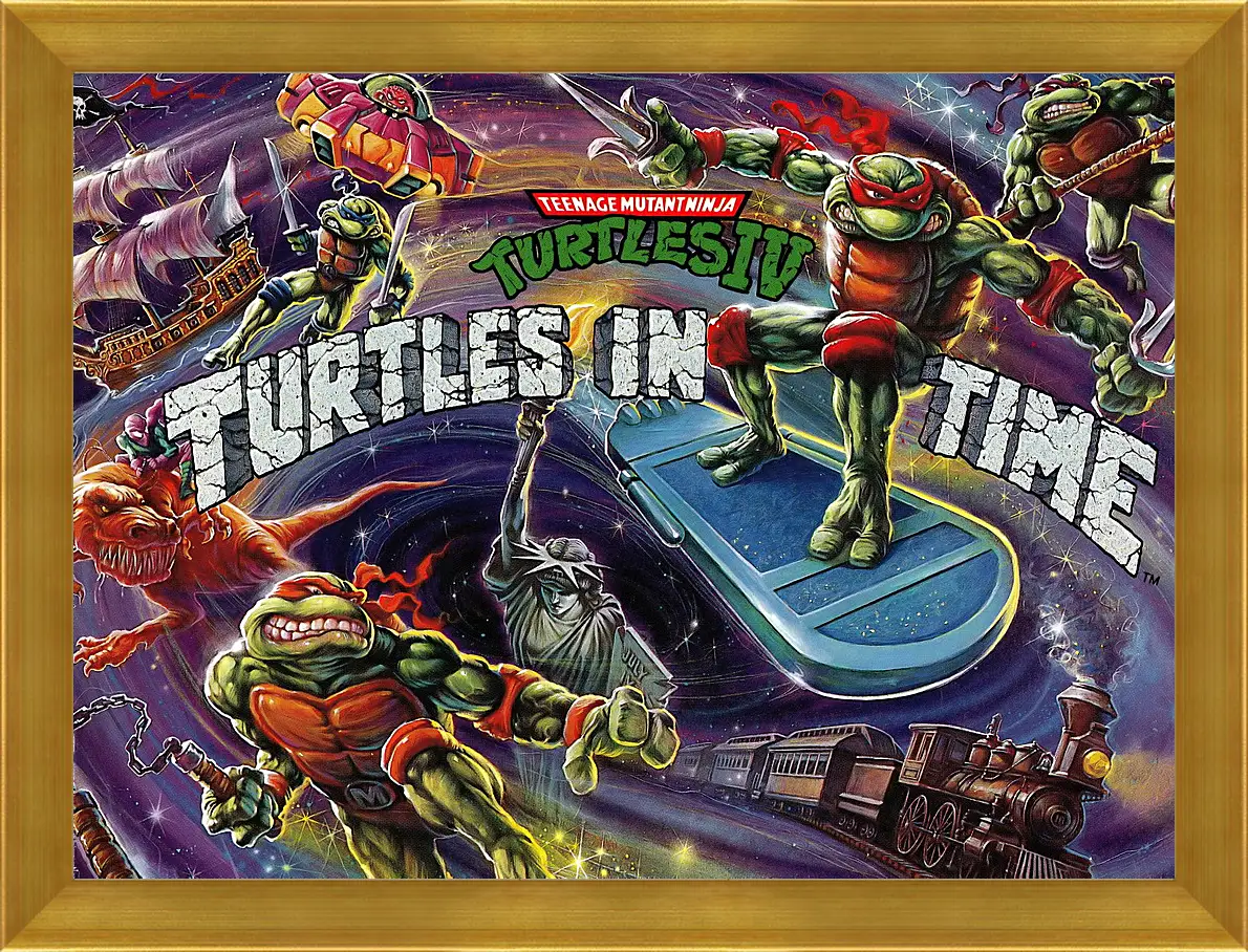 Картина в раме - Teenage Mutant Ninja Turtles Iv: Turtles In Time
