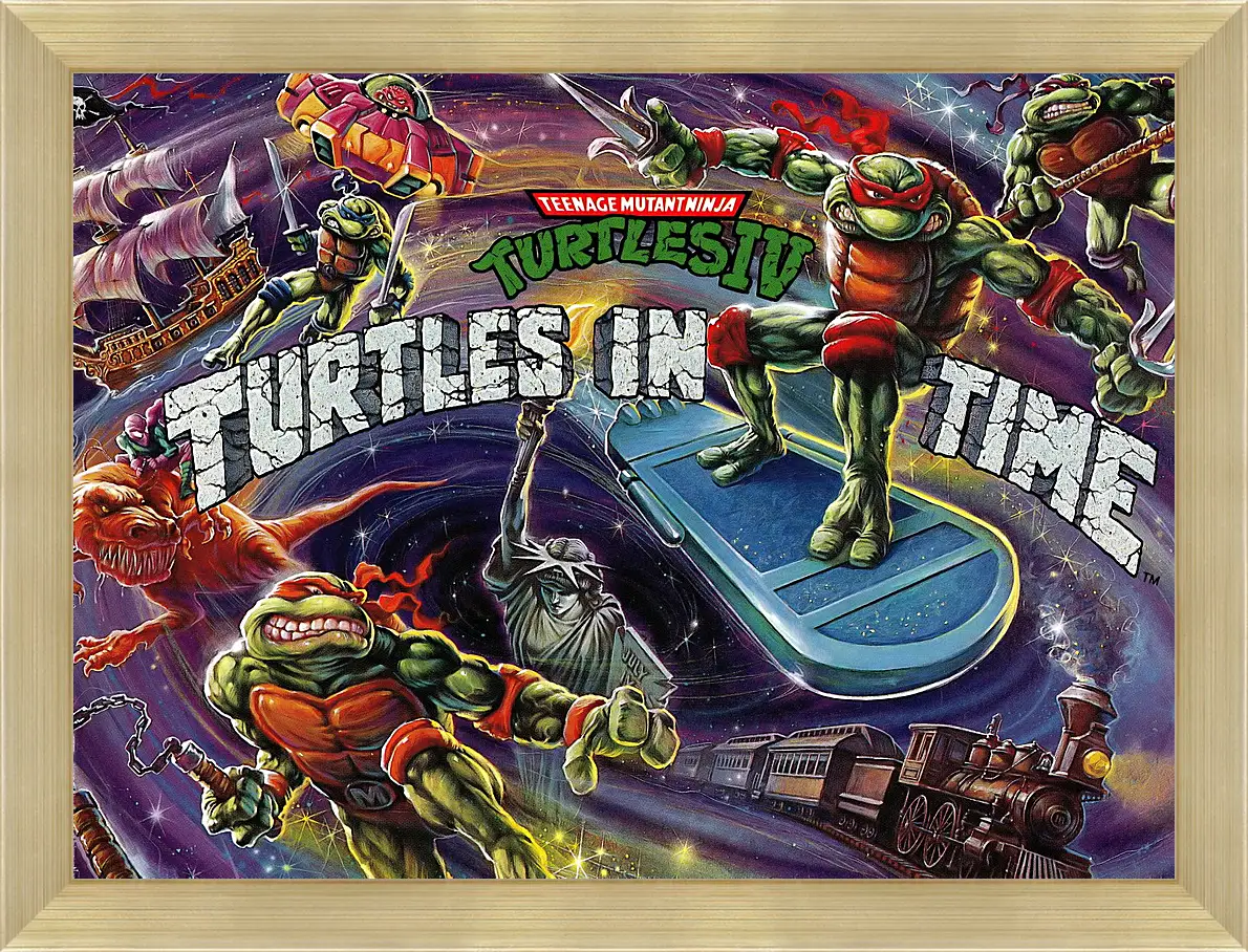 Картина в раме - Teenage Mutant Ninja Turtles Iv: Turtles In Time
