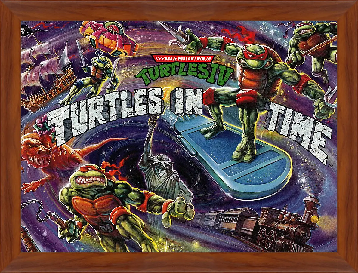Картина в раме - Teenage Mutant Ninja Turtles Iv: Turtles In Time
