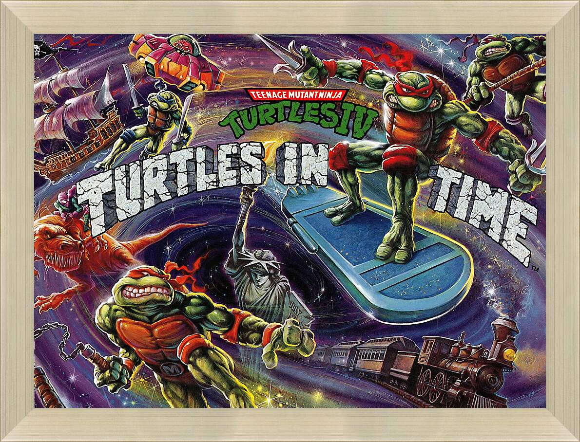 Картина в раме - Teenage Mutant Ninja Turtles Iv: Turtles In Time

