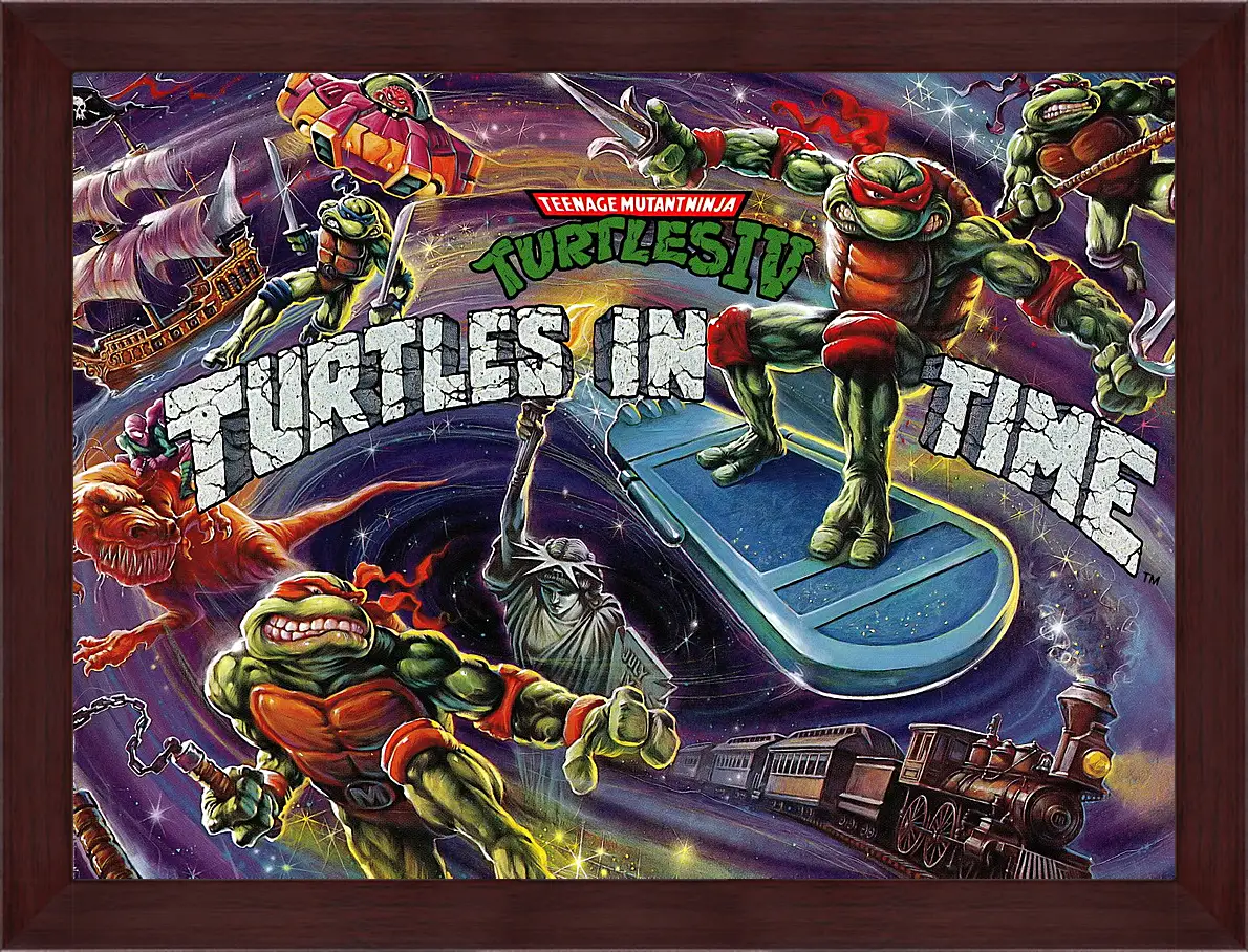 Картина в раме - Teenage Mutant Ninja Turtles Iv: Turtles In Time
