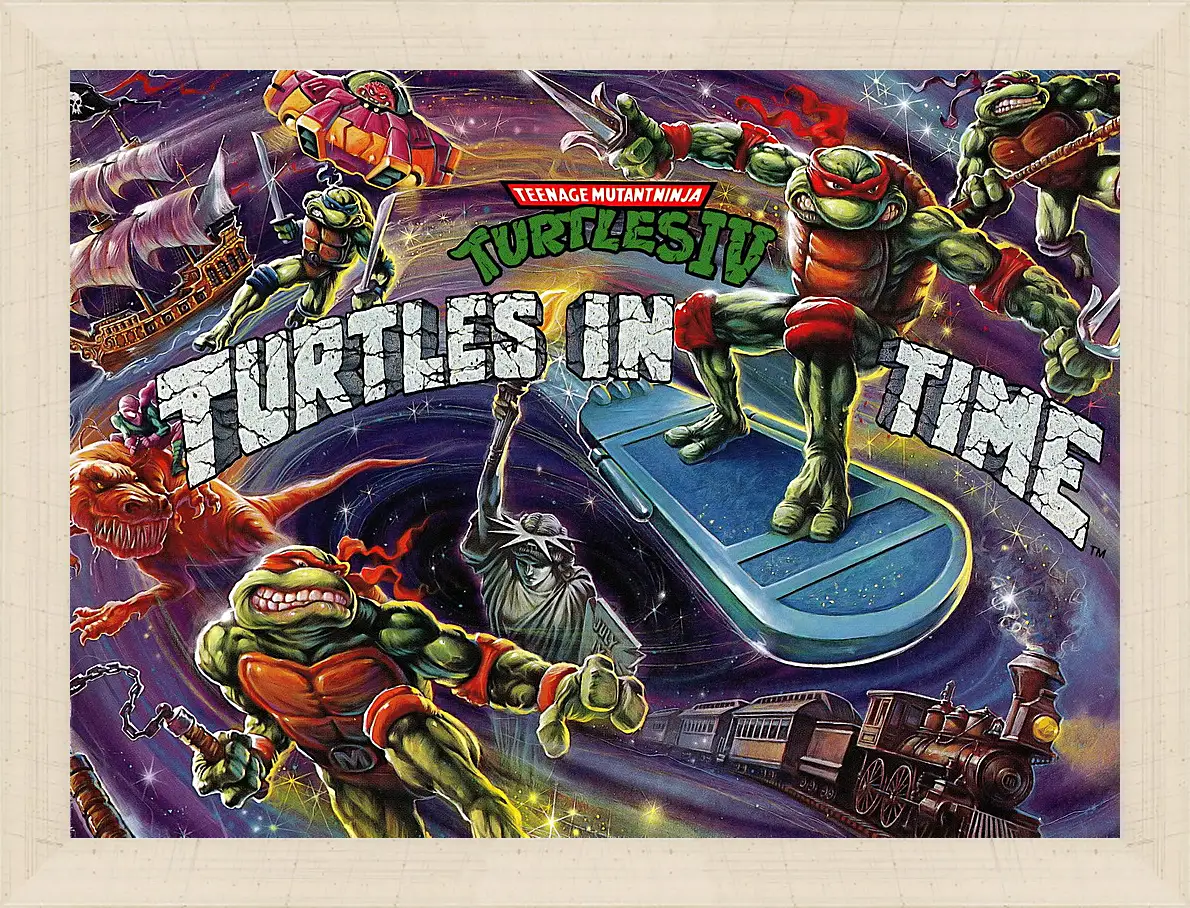 Картина в раме - Teenage Mutant Ninja Turtles Iv: Turtles In Time
