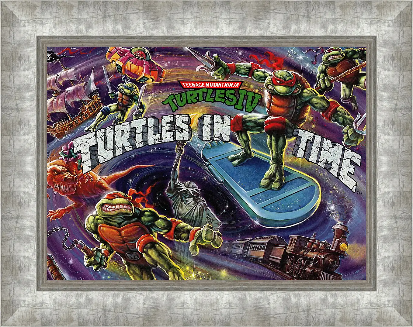 Картина в раме - Teenage Mutant Ninja Turtles Iv: Turtles In Time
