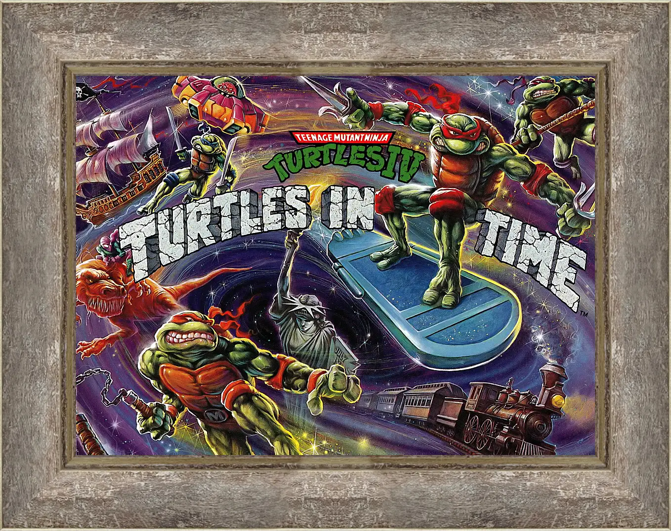 Картина в раме - Teenage Mutant Ninja Turtles Iv: Turtles In Time
