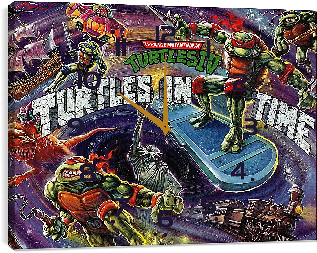 Часы картина - Teenage Mutant Ninja Turtles Iv: Turtles In Time
