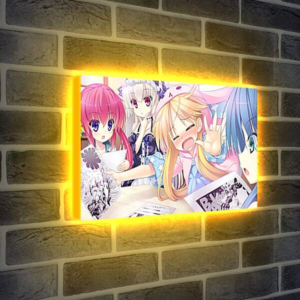 Лайтбокс световая панель - Otama! ~otaku Nakama Wa Chikkoi Mania~
