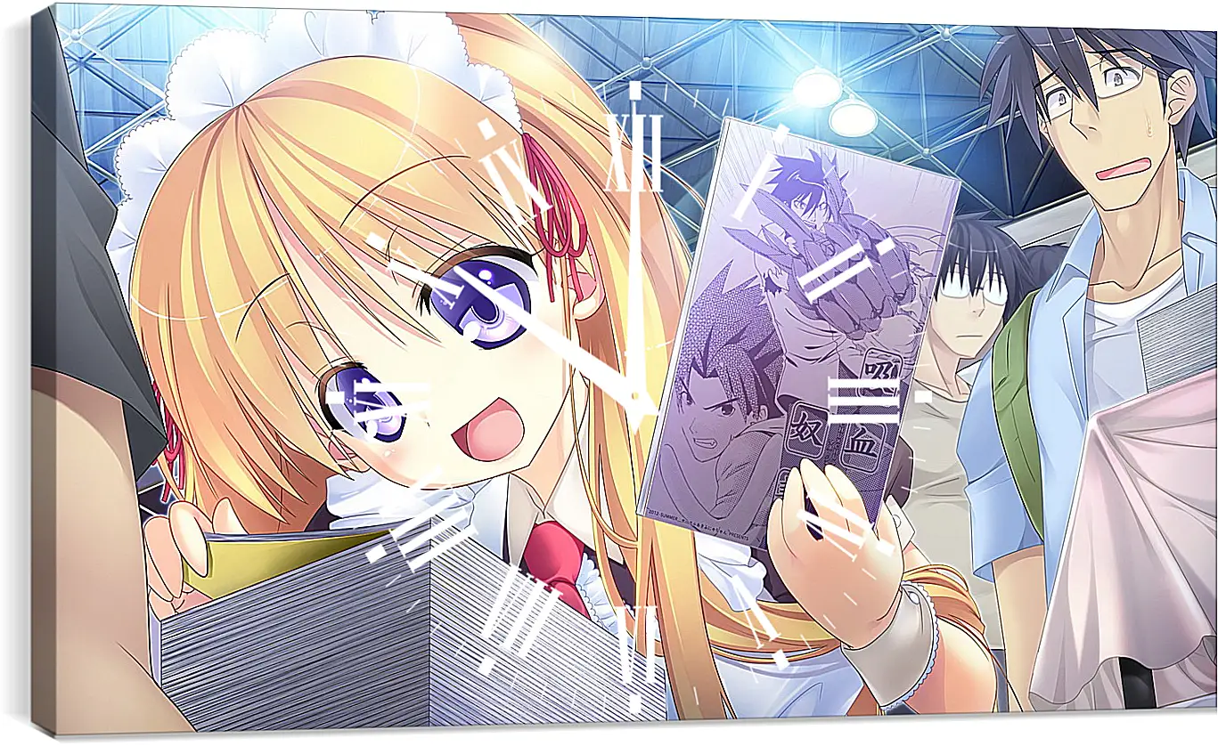 Часы картина - Otama! ~otaku Nakama Wa Chikkoi Mania~
