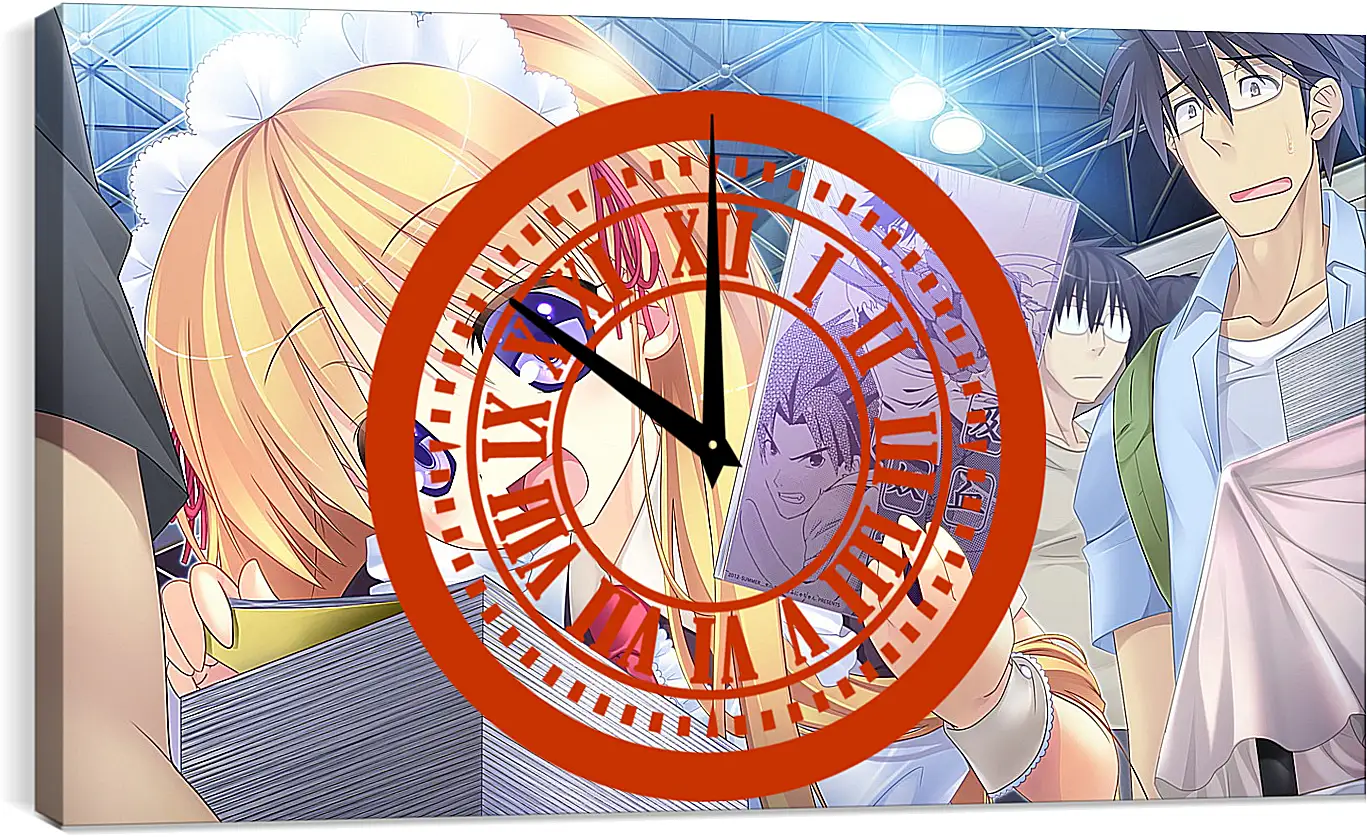 Часы картина - Otama! ~otaku Nakama Wa Chikkoi Mania~
