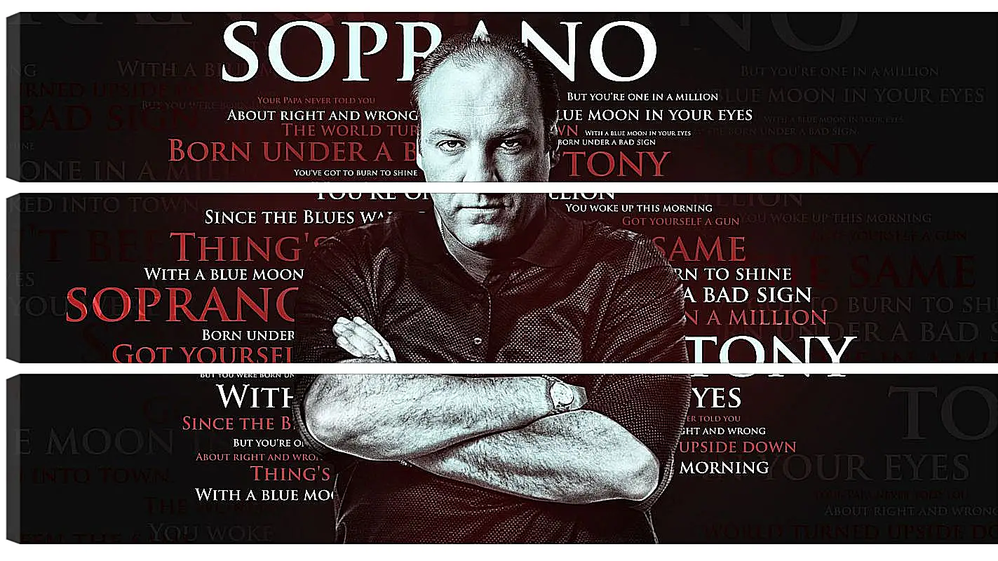 Модульная картина - Клан Сопрано. The Sopranos