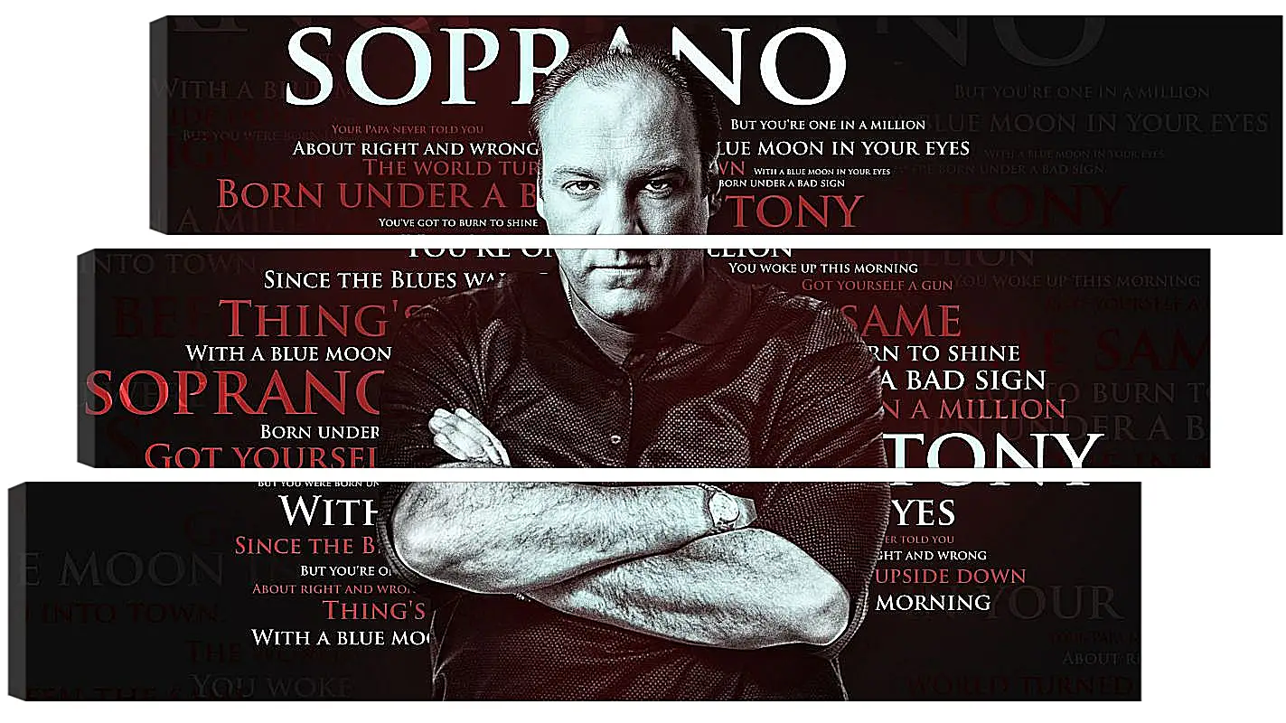 Модульная картина - Клан Сопрано. The Sopranos