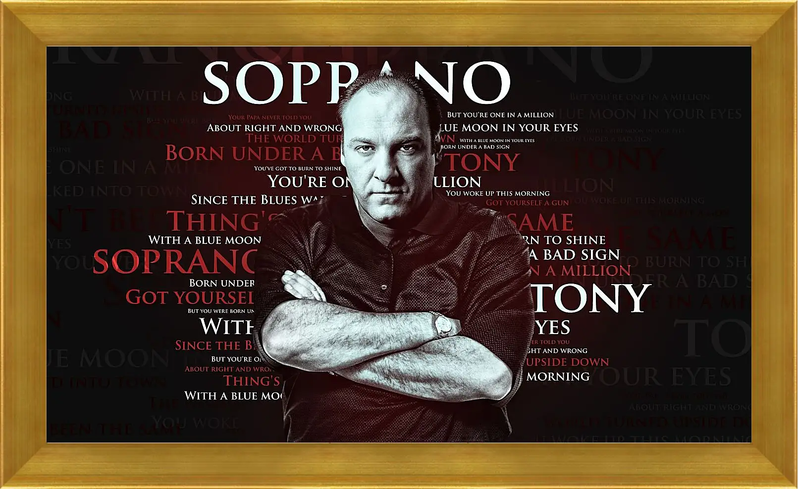 Картина в раме - Клан Сопрано. The Sopranos