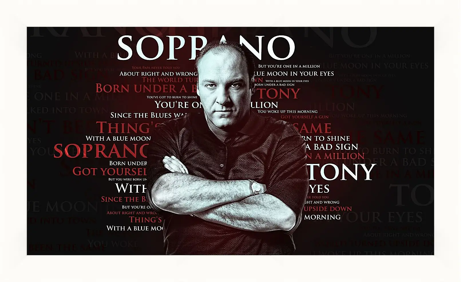 Картина в раме - Клан Сопрано. The Sopranos