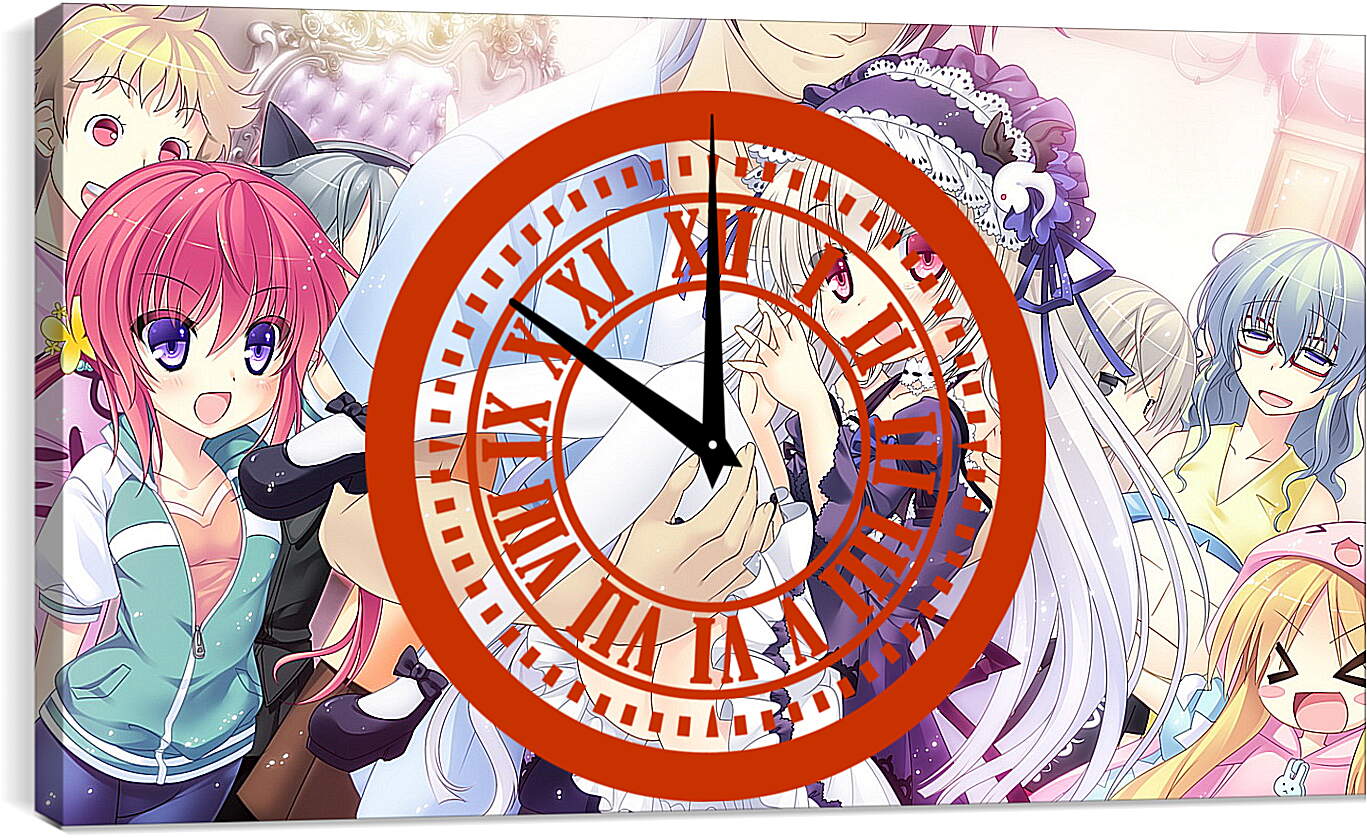 Часы картина - Otama! ~otaku Nakama Wa Chikkoi Mania~
