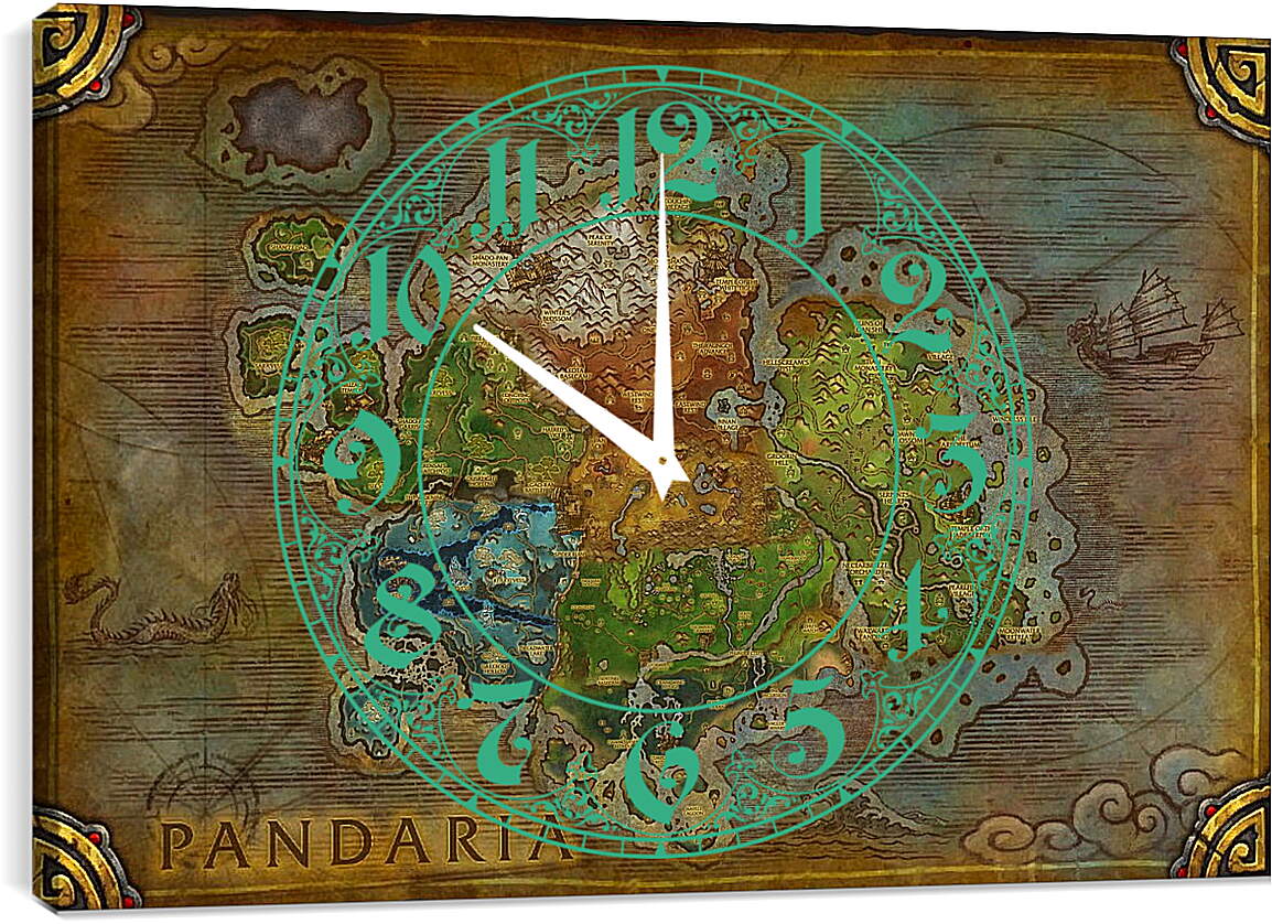 Часы картина - World Of Warcraft: Mists Of Pandaria
