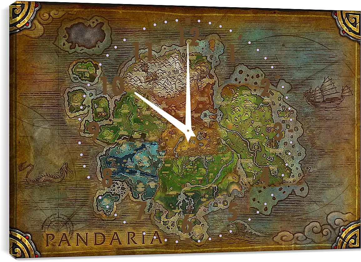 Часы картина - World Of Warcraft: Mists Of Pandaria
