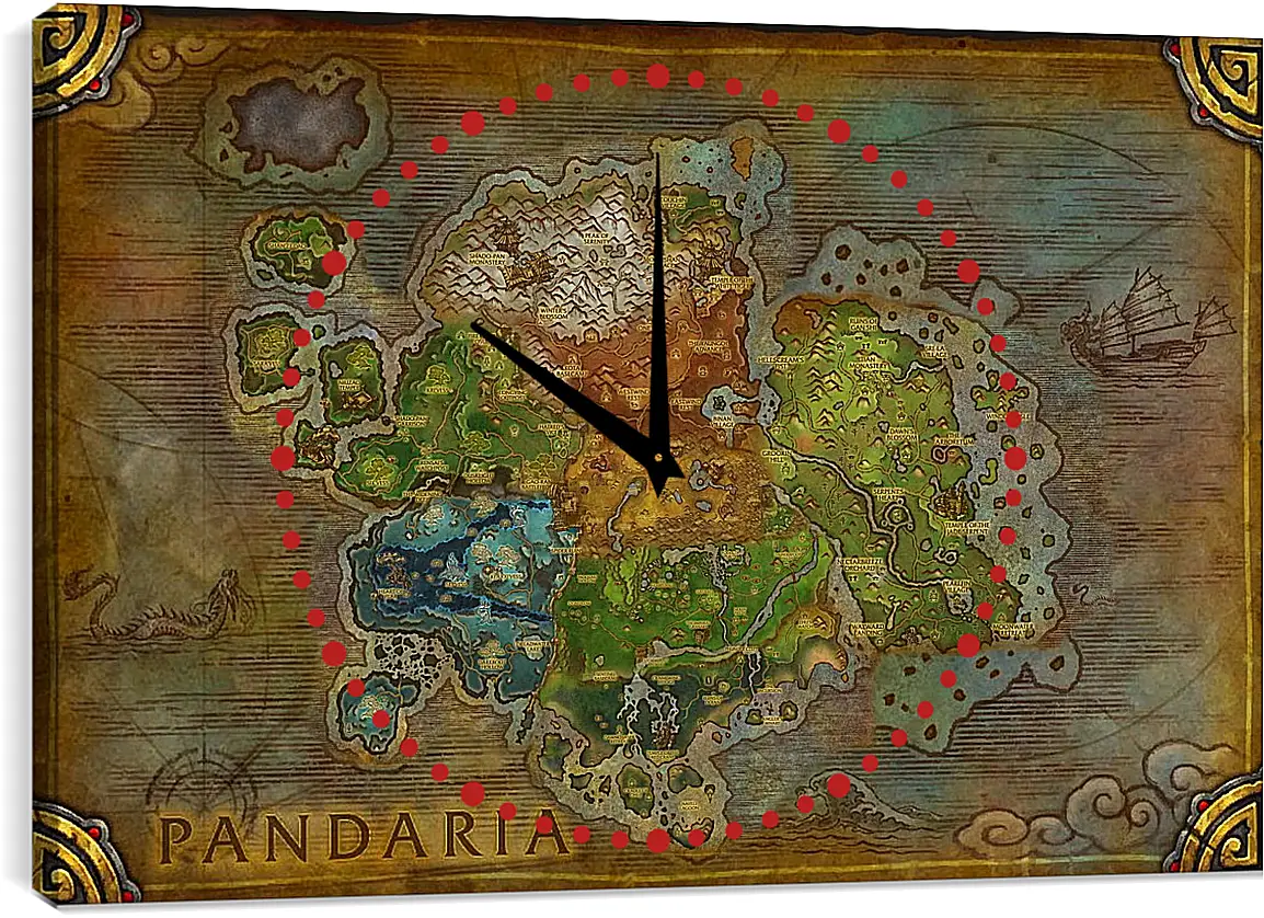 Часы картина - World Of Warcraft: Mists Of Pandaria
