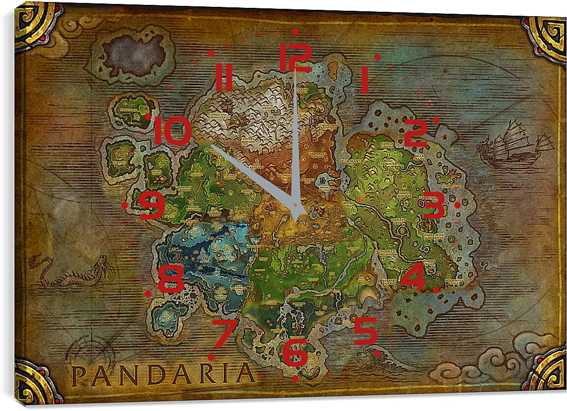 Часы картина - World Of Warcraft: Mists Of Pandaria
