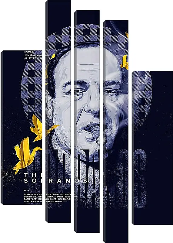 Модульная картина - Клан Сопрано. The Sopranos