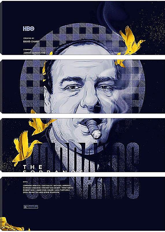 Модульная картина - Клан Сопрано. The Sopranos