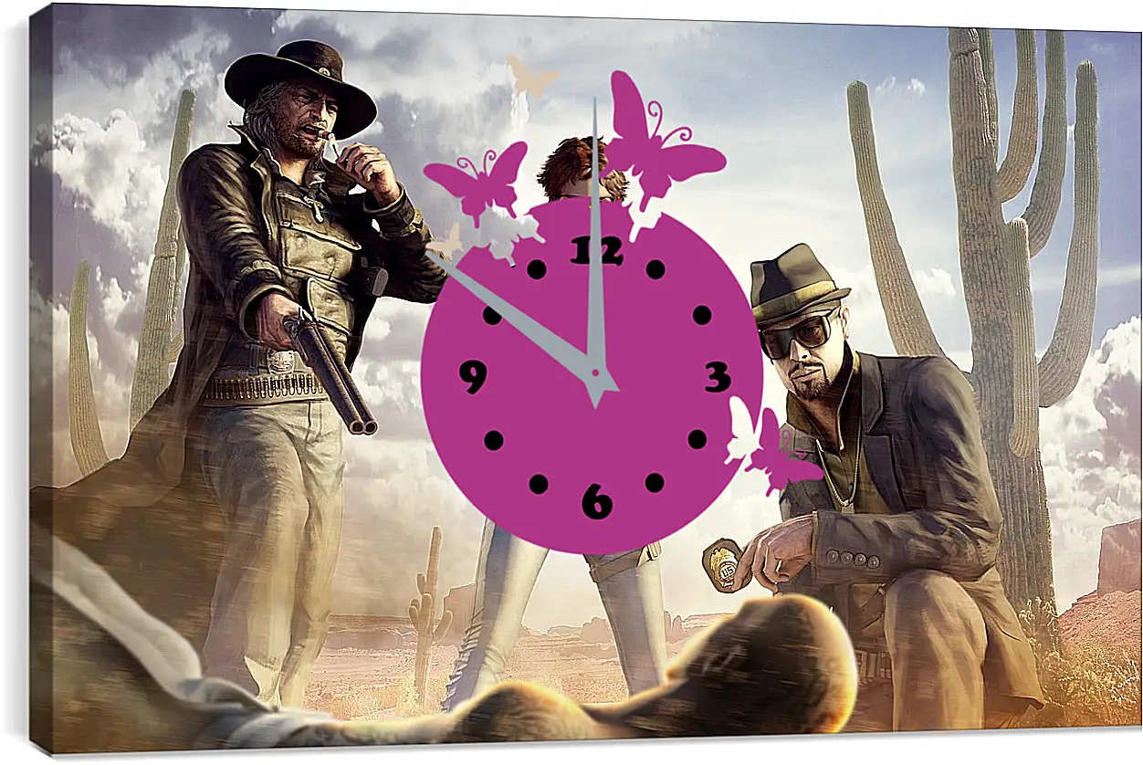 Часы картина - Call Of Juarez: The Cartel

