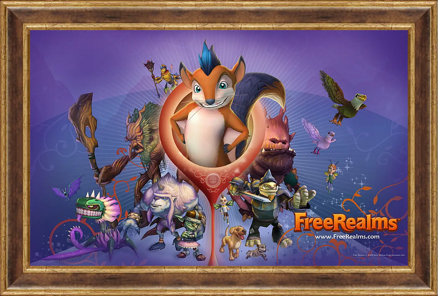 Картина в раме - Free Realms
