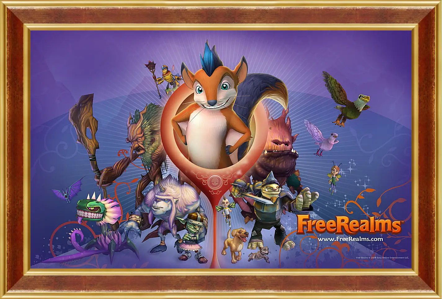 Картина в раме - Free Realms
