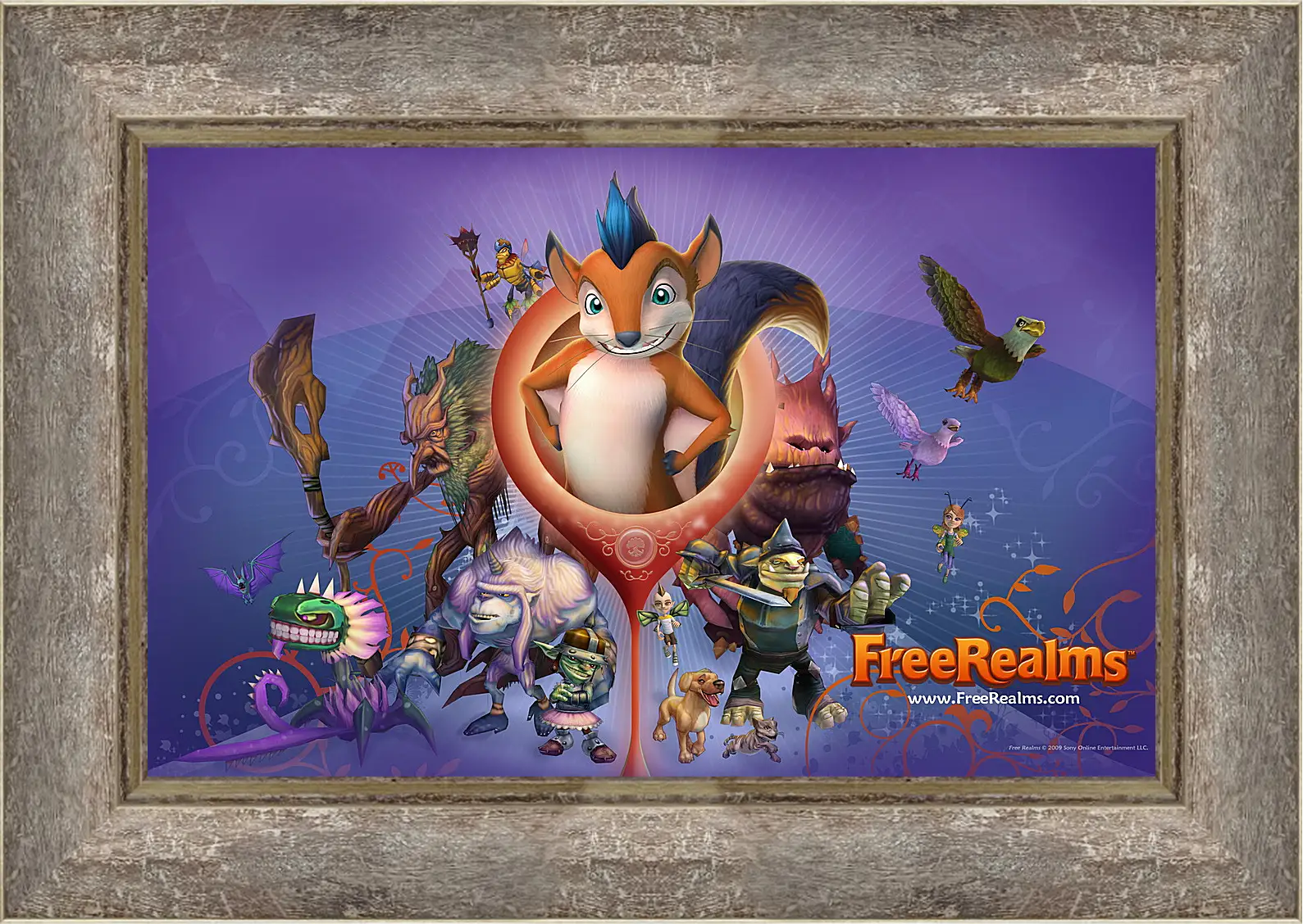 Картина в раме - Free Realms
