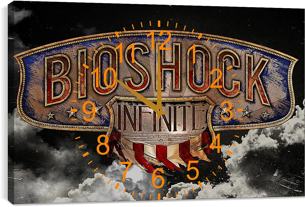 Часы картина - Bioshock Infinite
