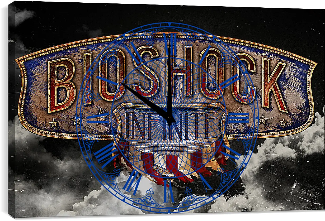 Часы картина - Bioshock Infinite
