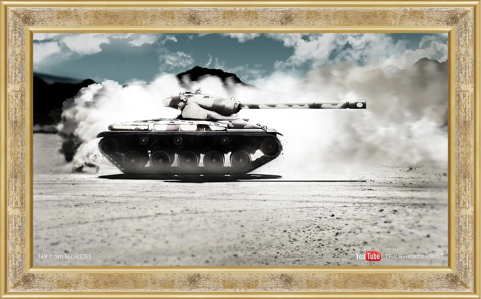 Картина в раме - World Of Tanks