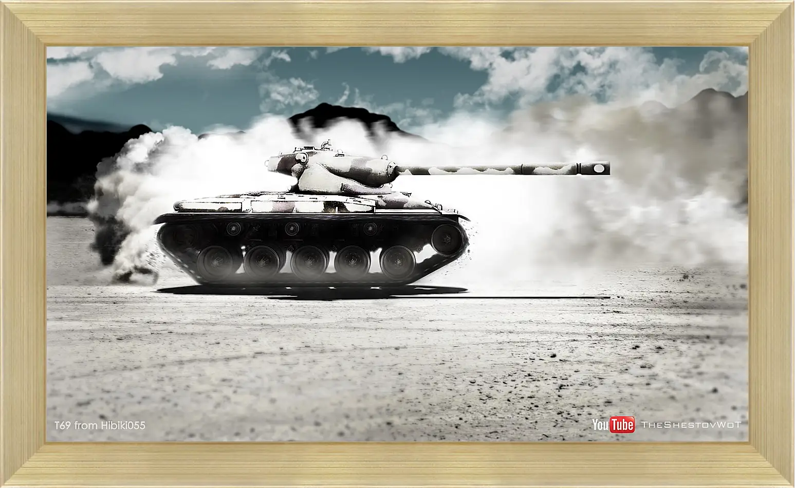 Картина в раме - World Of Tanks