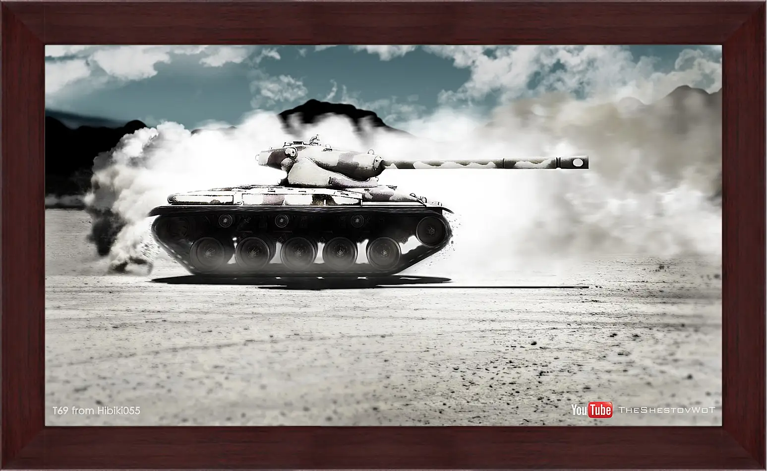 Картина в раме - World Of Tanks