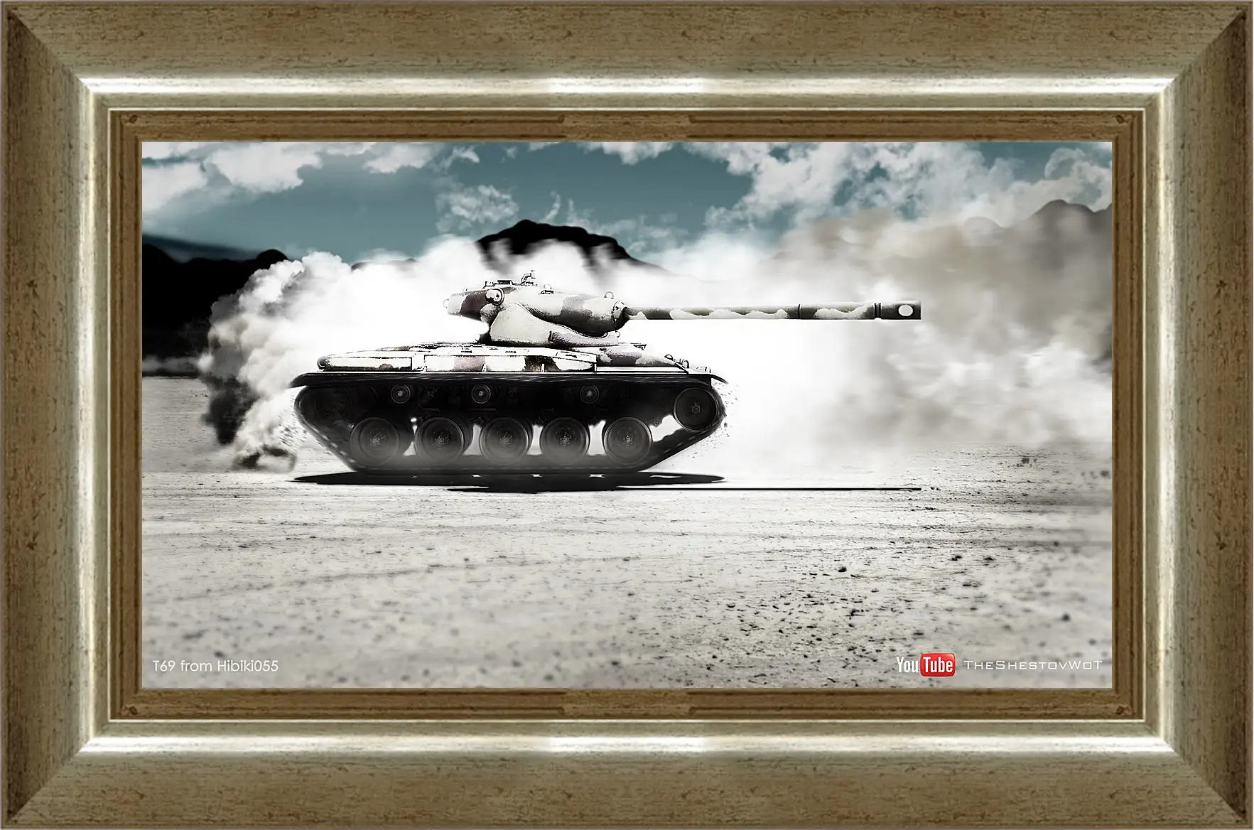 Картина в раме - World Of Tanks