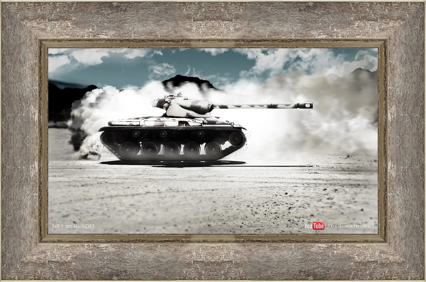 Картина в раме - World Of Tanks