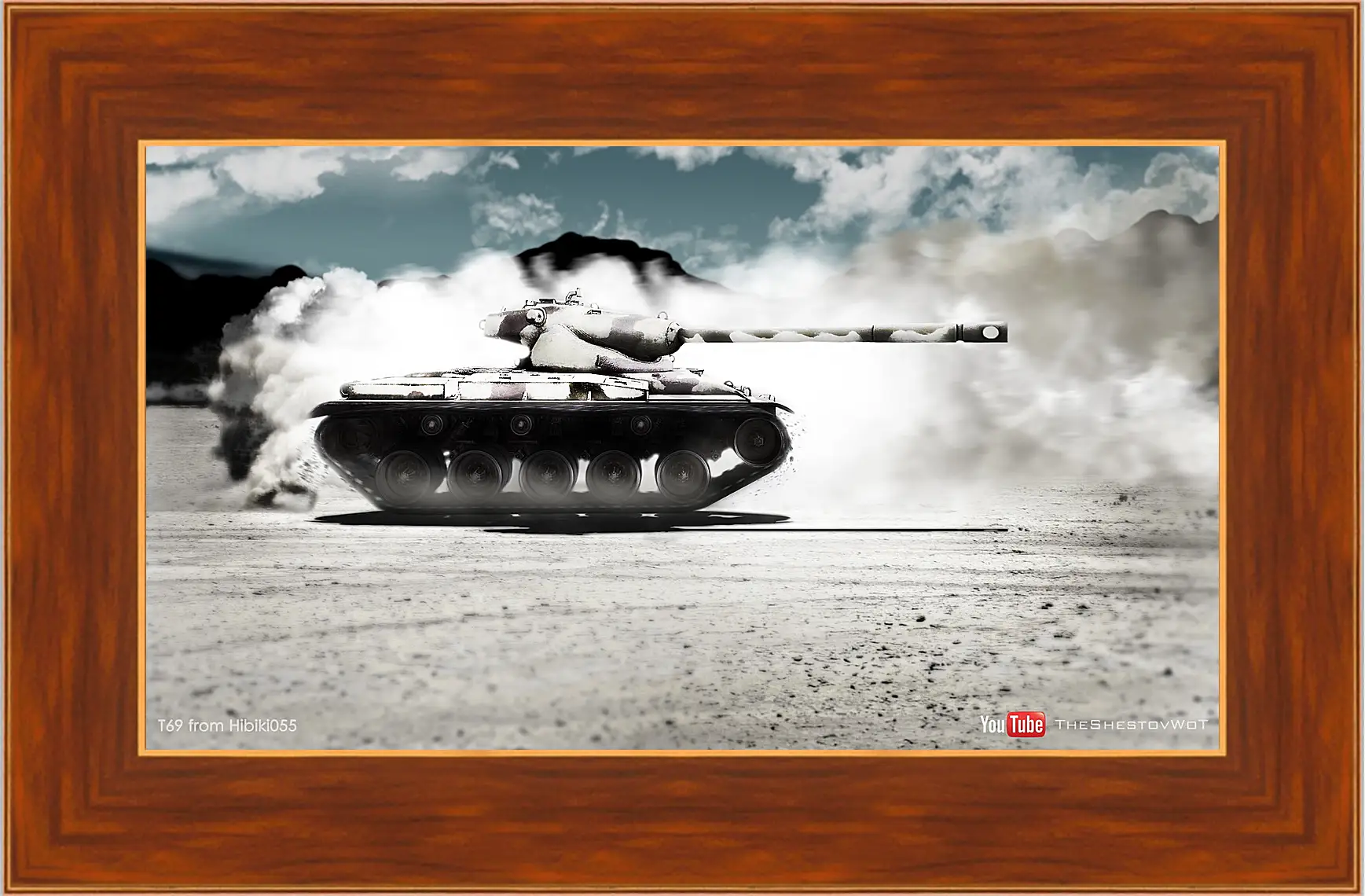 Картина в раме - World Of Tanks