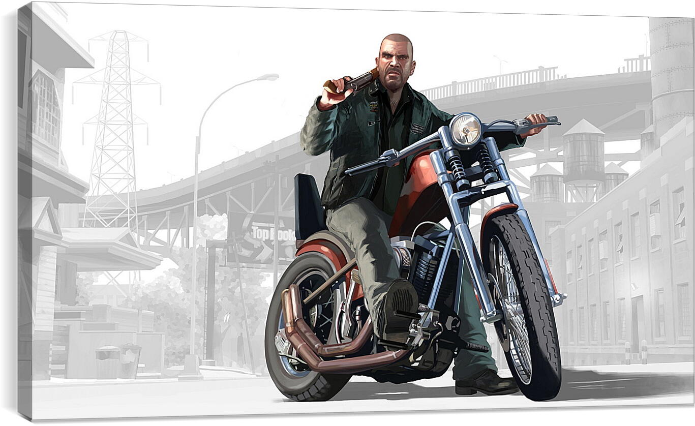 Постер и плакат - Grand Theft Auto IV: The Lost And Damned