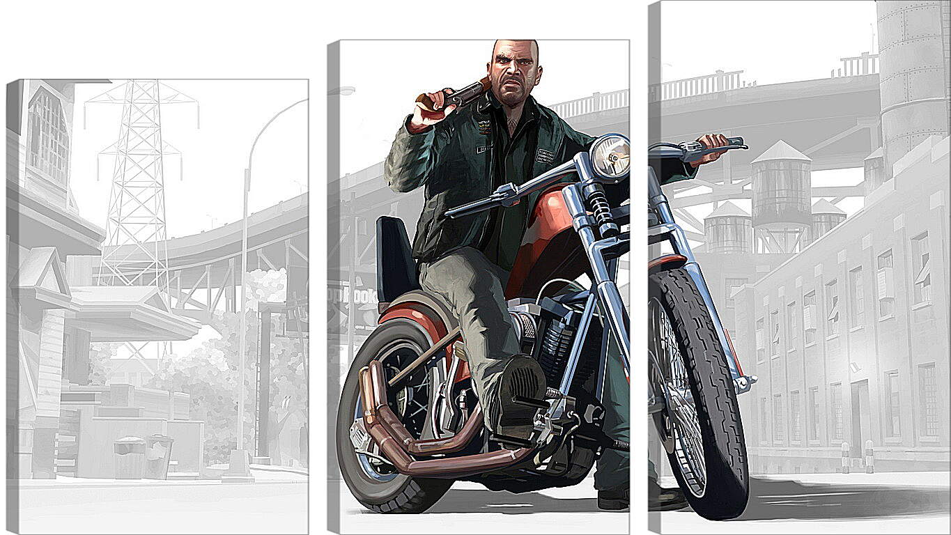 Модульная картина - Grand Theft Auto IV: The Lost And Damned