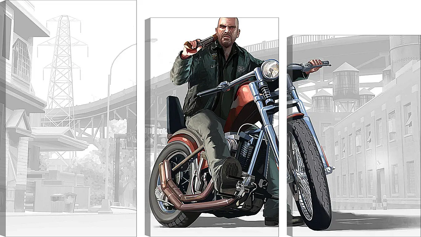 Модульная картина - Grand Theft Auto IV: The Lost And Damned