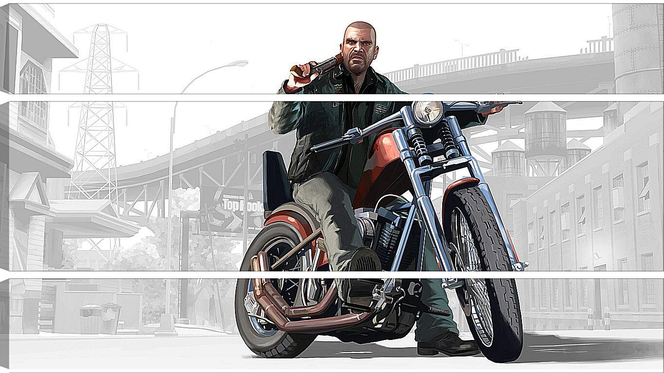Модульная картина - Grand Theft Auto IV: The Lost And Damned