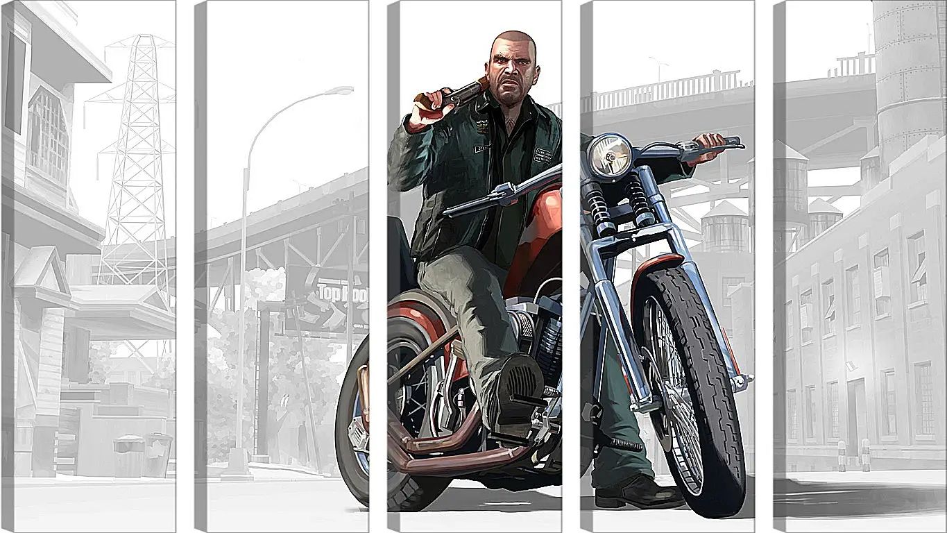 Модульная картина - Grand Theft Auto IV: The Lost And Damned