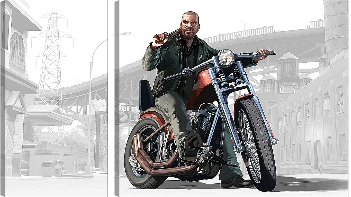 Модульная картина - Grand Theft Auto IV: The Lost And Damned