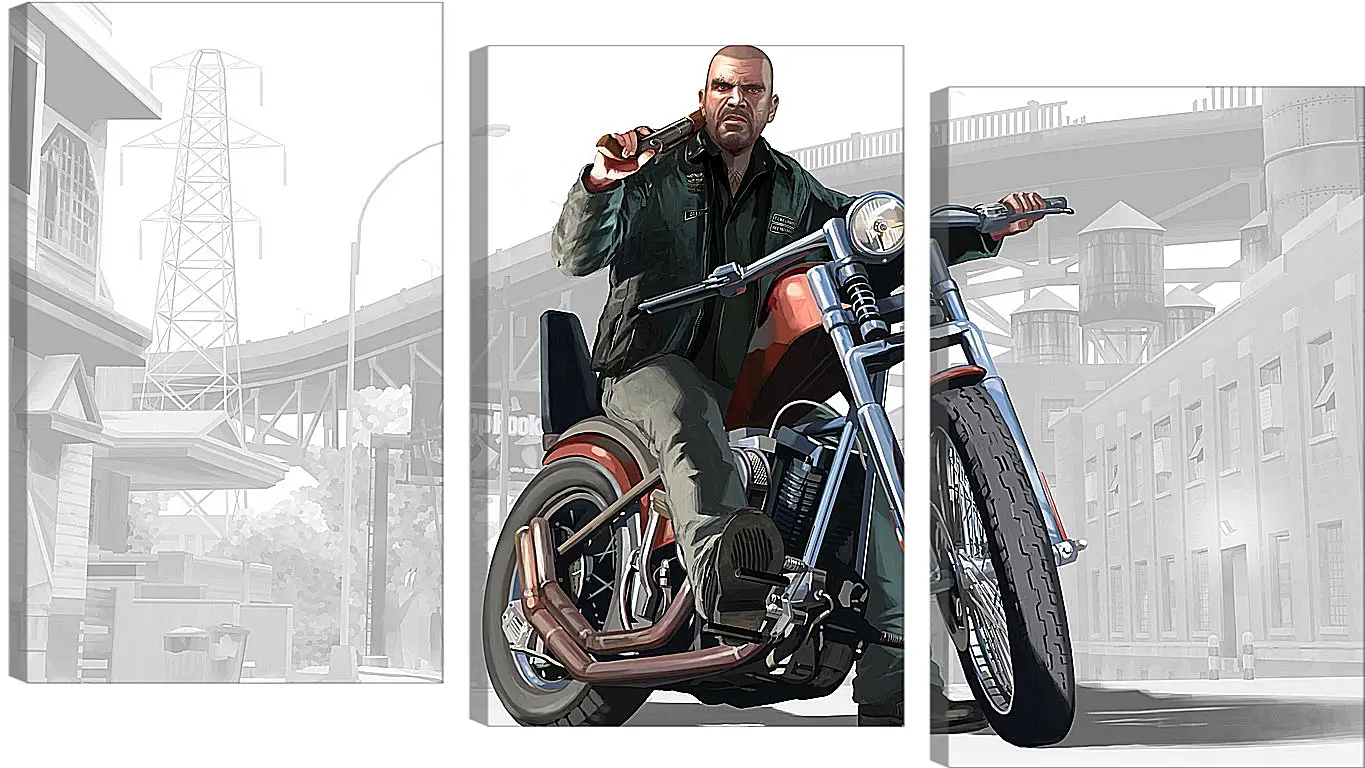 Модульная картина - Grand Theft Auto IV: The Lost And Damned