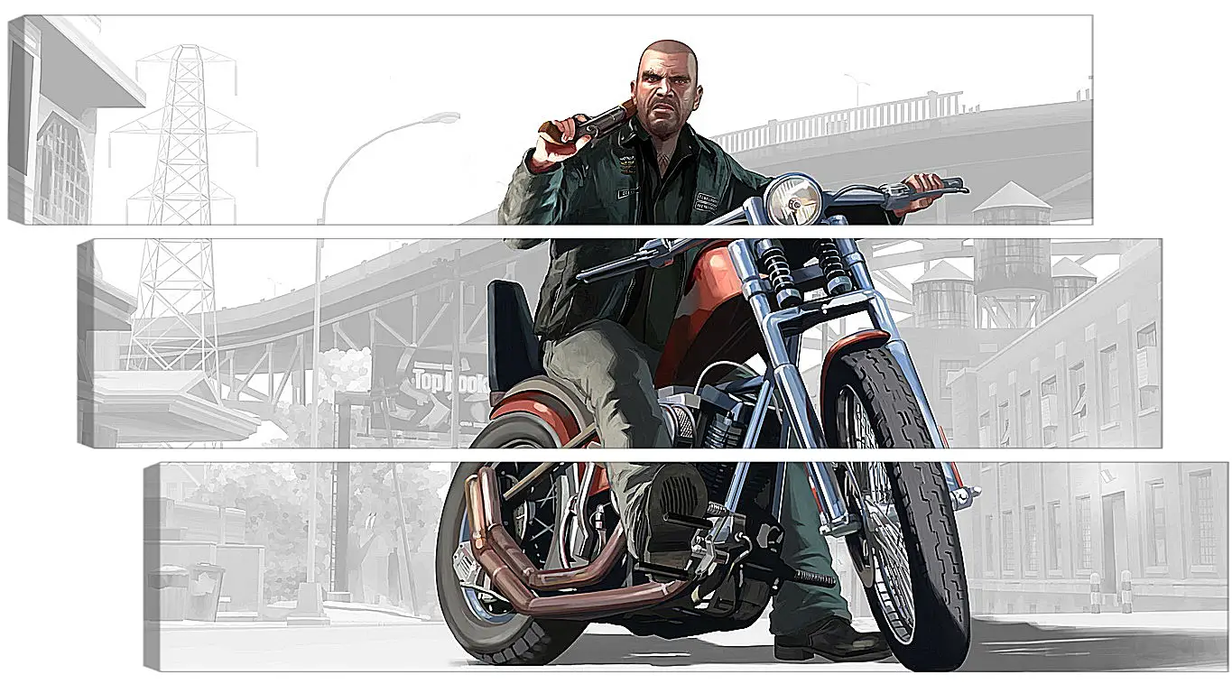 Модульная картина - Grand Theft Auto IV: The Lost And Damned