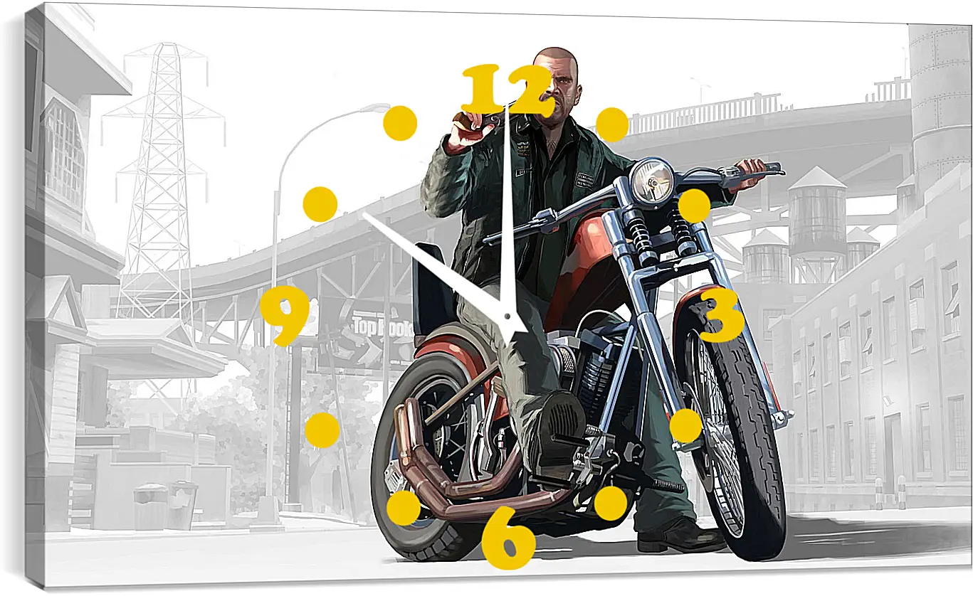 Часы картина - Grand Theft Auto IV: The Lost And Damned