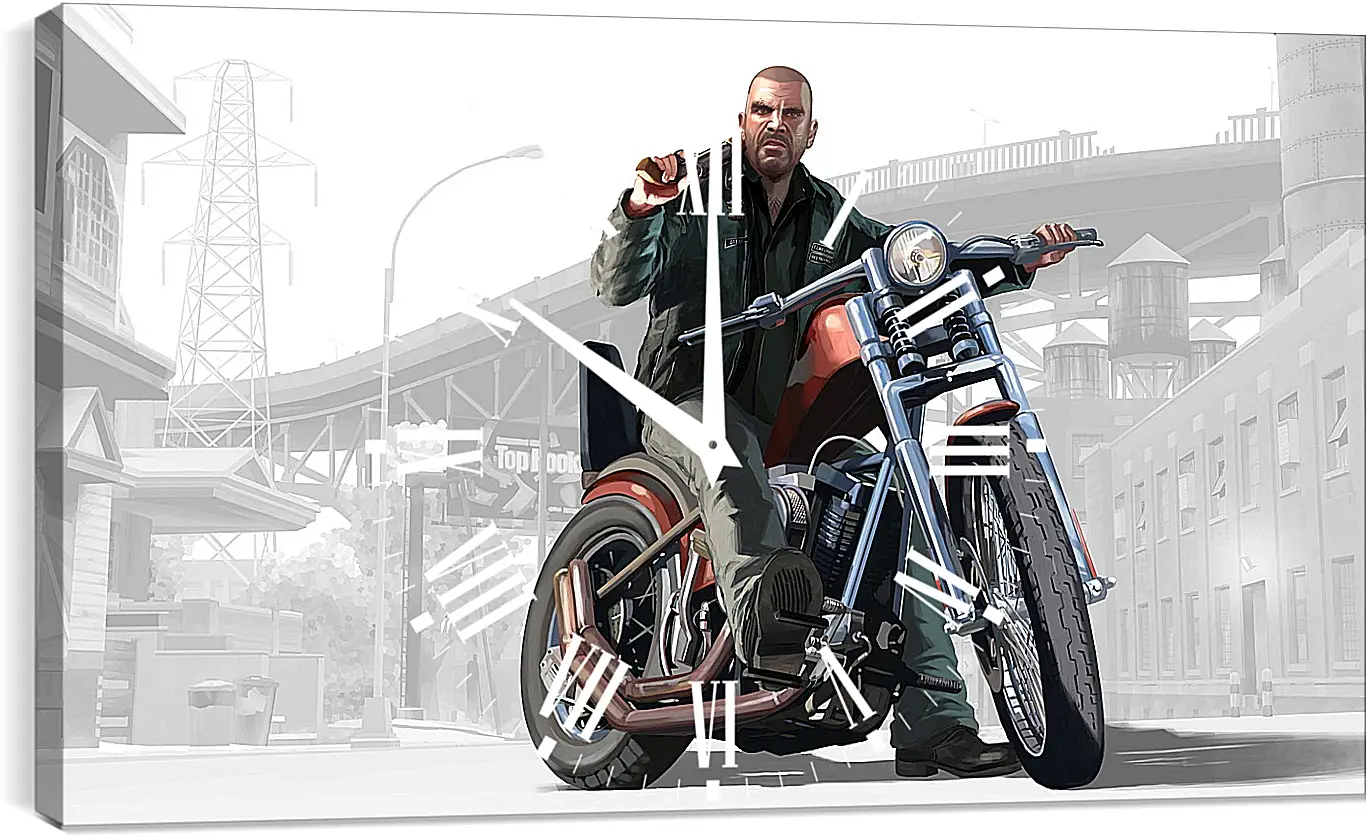 Часы картина - Grand Theft Auto IV: The Lost And Damned