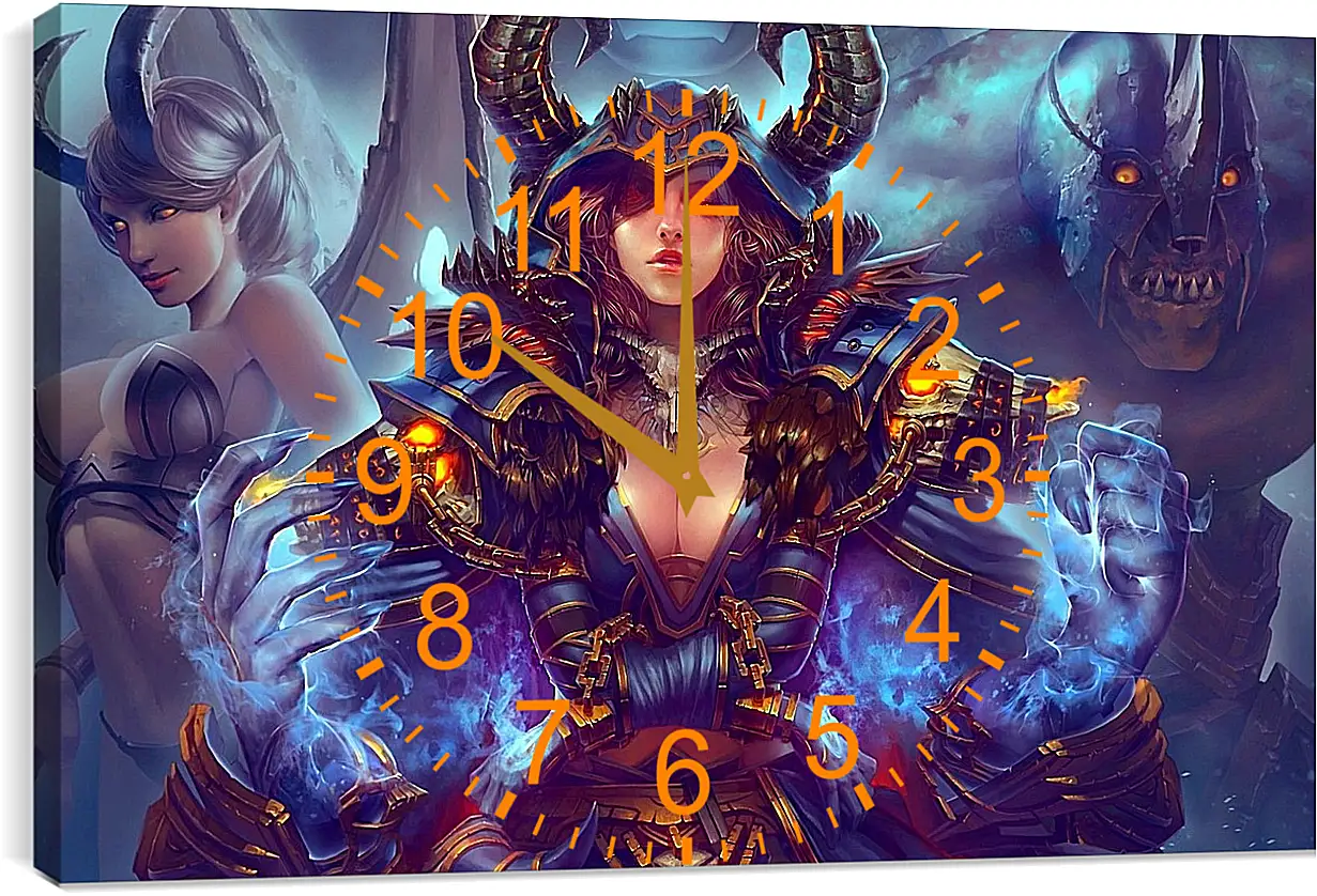 Часы картина - World Of Warcraft