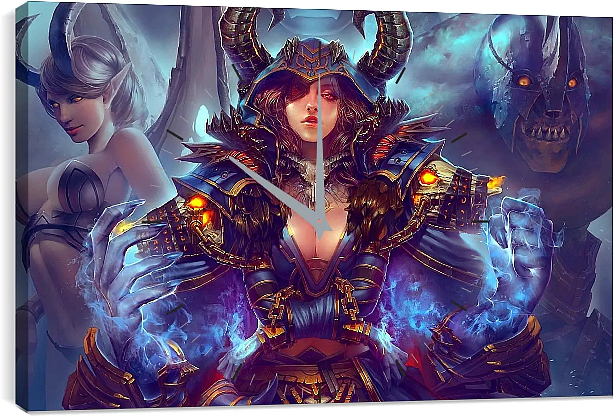 Часы картина - World Of Warcraft