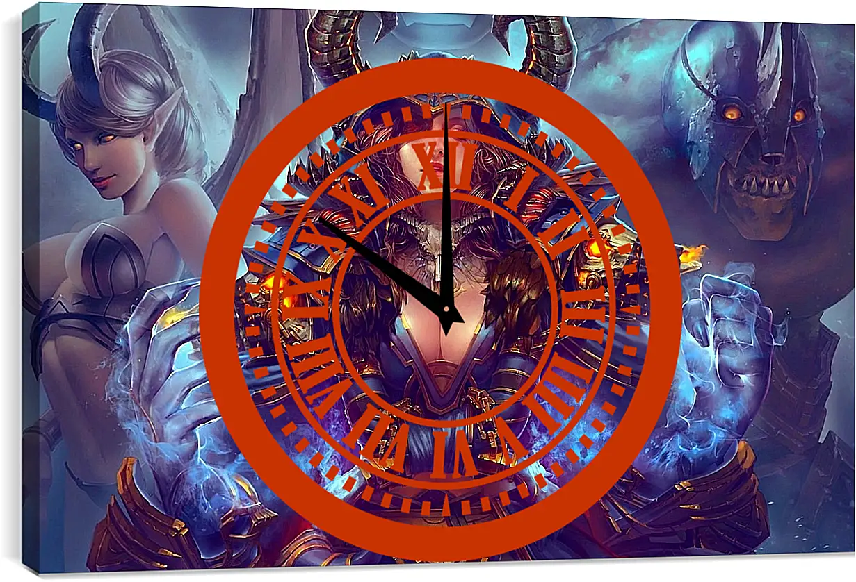 Часы картина - World Of Warcraft